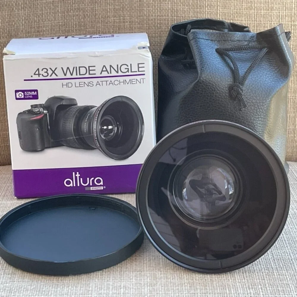 Altura Camera Lens MC HD 0.43X Wide Angle Lens 52mm Compatible with all Brand - Picture 11 of 12